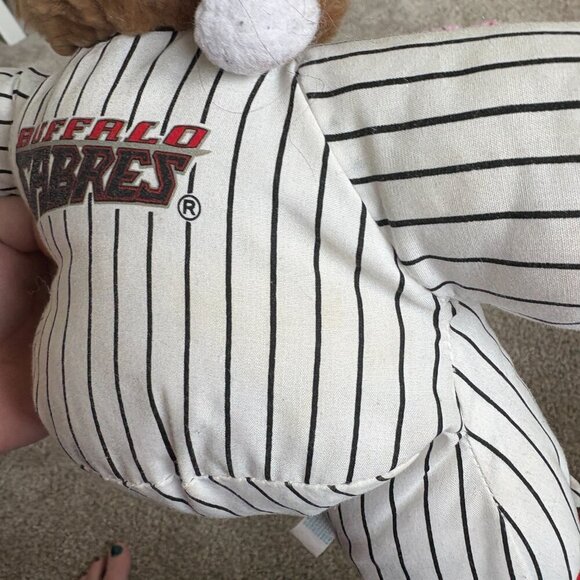 NHL Buffalo Sabres Teddy Bear ?Vintage Hockey Merch PJs - Picture 7 of 9